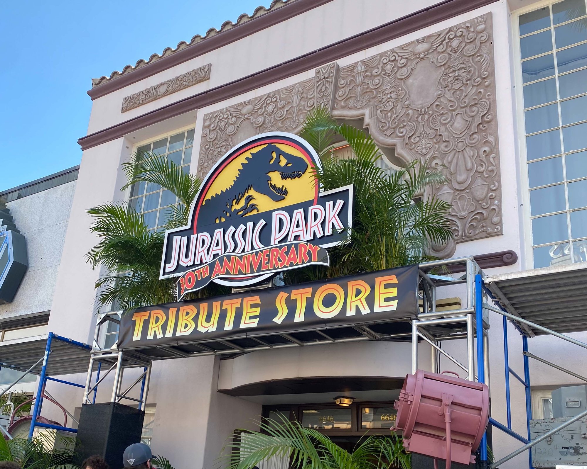 jurassic park tribute store sign